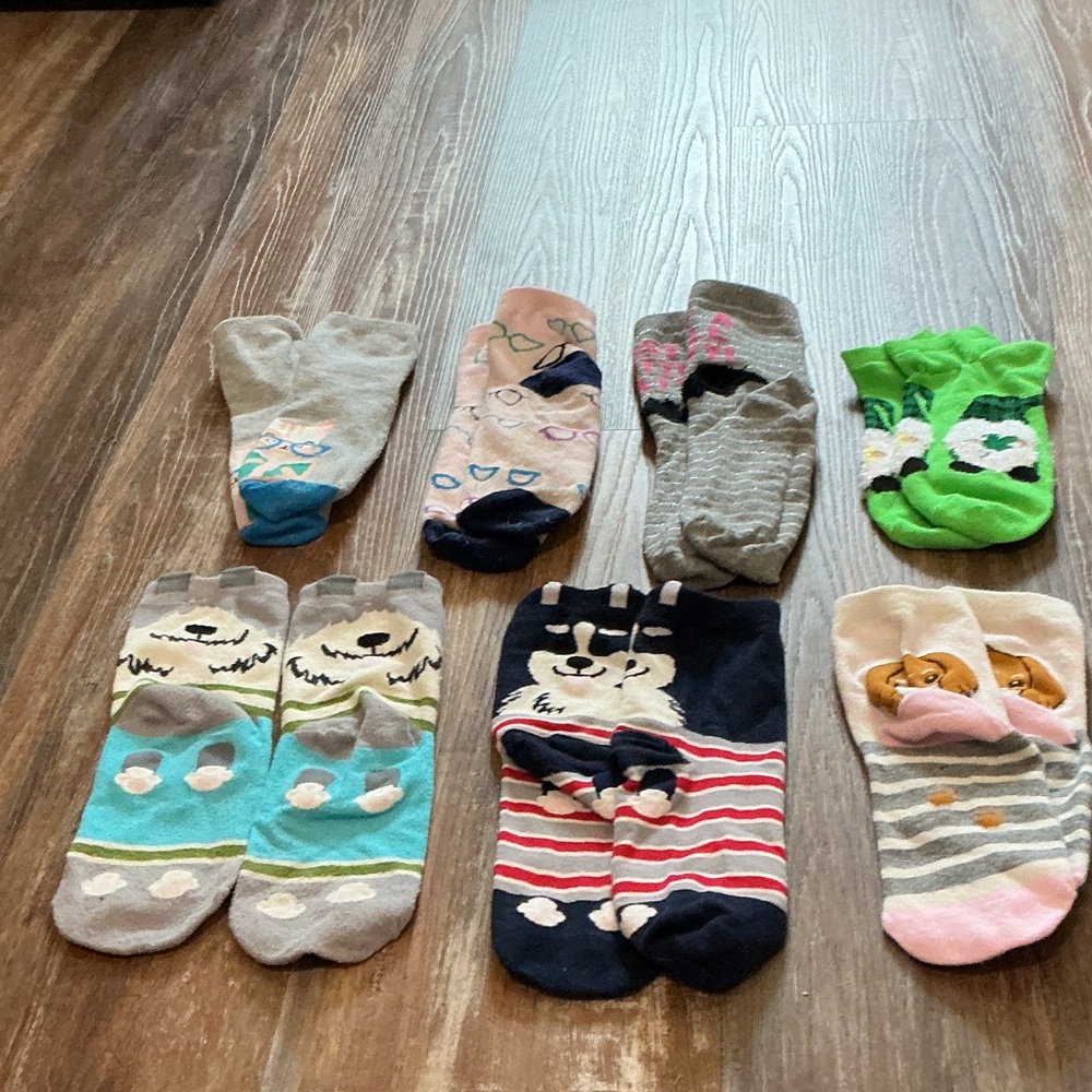 Kids Fun Animal and Floral Socks Set